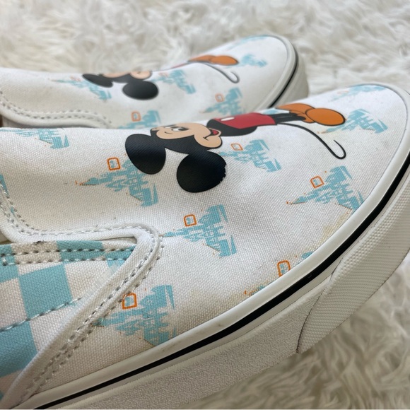 VANS Disney World 50th Anniversary Mickey Mouse Slip On Sneaker - Picture 9 of 13